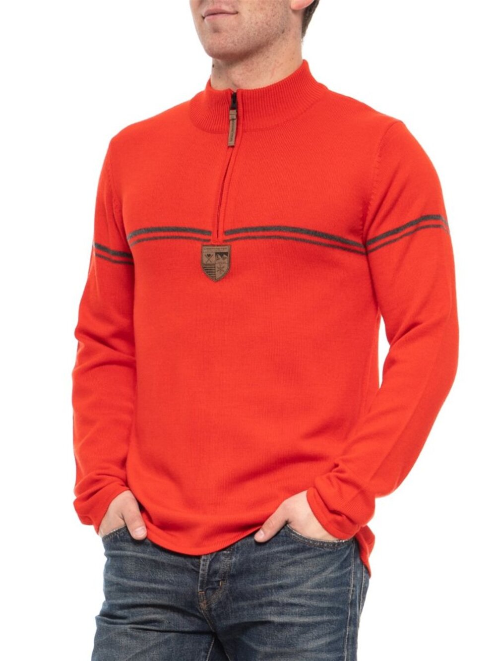 Obermeyer Zurich 1/2 Zip Wool Blend Sweater
